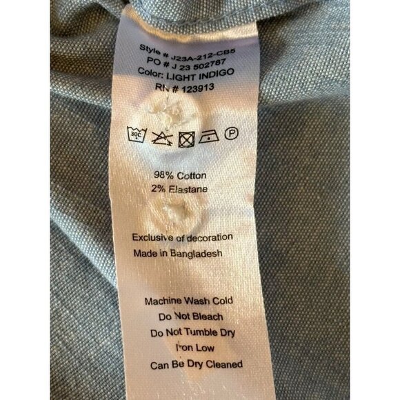 Jachs MFG Heritage Chambray Classic Workwear Button-Up Shirt - Picture 5 of 6